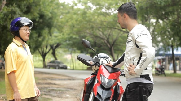 A screenshot from "Ducati Hypermotard Film" Release Date:TBA